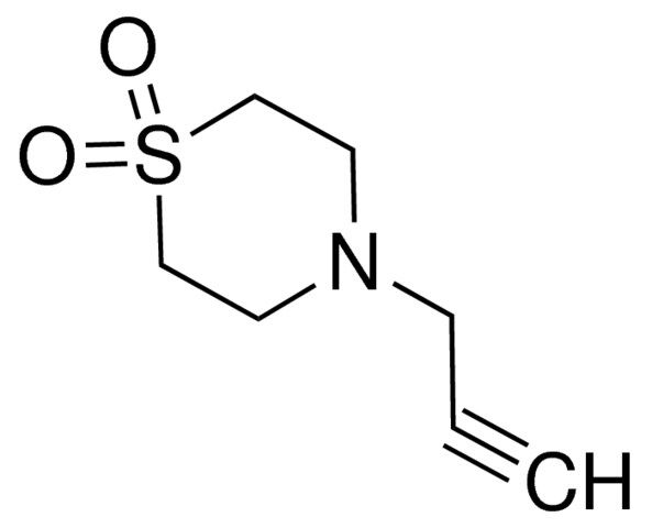 4-prop-2-ynyl-thiomorpholine 1,1-dioxide