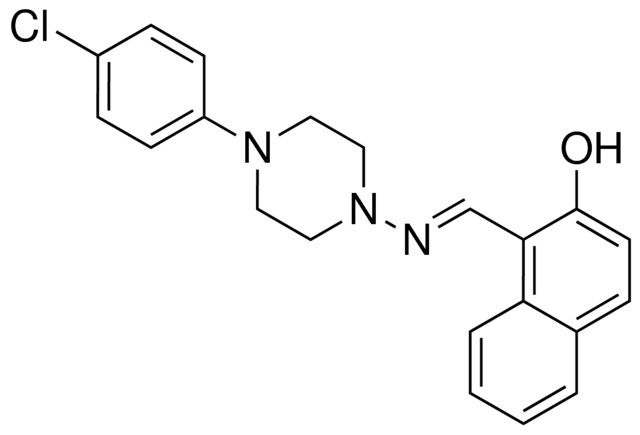 1-((4-(4-CHLORO-PHENYL)-PIPERAZIN-1-YLIMINO)-METHYL)-NAPHTHALEN-2-OL