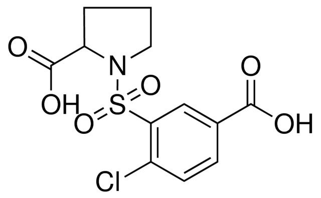 1-((5-CARBOXY-2-CHLOROPHENYL)SULFONYL)PROLINE