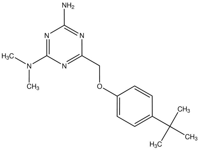 6-((4-<i>tert</i>-Butylphenoxy)methyl)-<i>N</i><sup>2</sup>,<i>N</i><sup>2</sup>-dimethyl-1,3,5-triazine-2,4-diamine