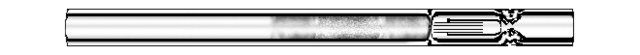 Inlet Liner, Split Type, Cup Design (packed with 10% OV-1 on Chromosorb W HP)