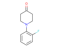 1-(2-fluorophenyl)piperidin-4-one