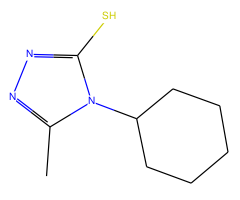 4-cyclohexyl-5-methyl-4H-1,2,4-triazole-3-thiol