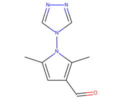 2,5-dimethyl-1-(4H-1,2,4-triazol-4-yl)-1H-pyrrole-3-carbaldehyde