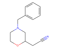 (4-benzylmorpholin-2-yl)acetonitrile