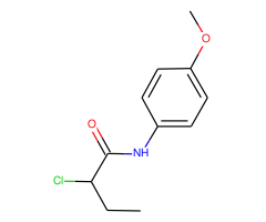 2-chloro-N-(4-methoxyphenyl)butanamide