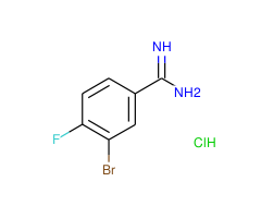 3-BROMO-4-FLUOROBENZAMIDINE HCL