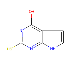 2-mercapto-3H-pyrrolo[2,3-d]pyrimidin-4(7H)-one