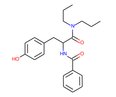 N-(1-(Dipropylamino)-3-(4-hydroxyphenyl)-1-oxopropan-2-yl)benzamide