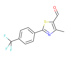 4-Methyl-2-(4-(trifluoromethyl)phenyl)thiazole-5-carbaldehyde