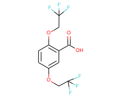 2,5-Bis(2,2,2-trifluoroethoxy)benzoic Acid