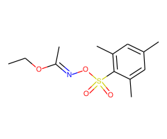 Ethyl N-(mesitylsulfonyl)oxyacetimidate