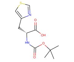 (R)-2-((tert-Butoxycarbonyl)amino)-3-(thiazol-4-yl)propanoic acid