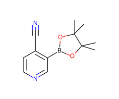 3-(4,4,5,5-Tetramethyl-1,3,2-dioxaborolan-2-yl)isonicotinonitrile