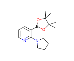 2-(Pyrrolidin-1-yl)-3-(4,4,5,5-tetramethyl-1,3,2-dioxaborolan-2-yl)pyridine