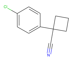 1-(4-Chlorophenyl)cyclobutanecarbonitrile