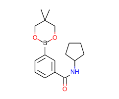 N-Cyclopentyl-3-(5,5-dimethyl-1,3,2-dioxaborinan-2-yl)benzamide