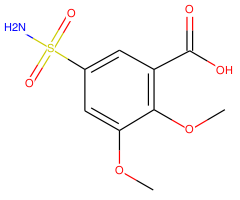 2,3-Dimethoxy-5-sulfamoylbenzoic Acid