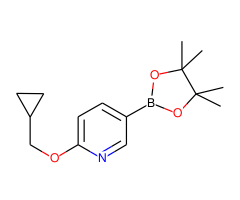 2-(Cyclopropylmethoxy)-5-(4,4,5,5-tetramethyl-1,3,2-dioxaborolan-2-yl)pyridine