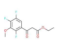 3-Oxo-3-(2,4,5-trifluoro-3-methoxyphenyl)propionic acid ethyl ester