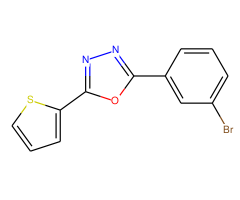 2-(3-Bromophenyl)-5-(thiophen-2-yl)-1,3,4-oxadiazole