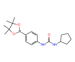 1-Cyclopentyl-3-(4-(4,4,5,5-tetramethyl-1,3,2-dioxaborolan-2-yl)phenyl)urea