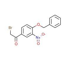 1-(4-(Benzyloxy)-3-nitrophenyl)-2-bromoethanone