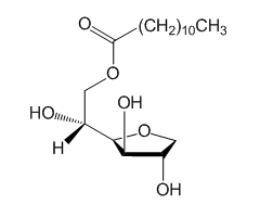 (R)-1-((2S,3R,4S)-3,4-Dihydroxytetrahydrofuran-2-yl)-2-hydroxyethyl dodecanoate