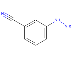 3-hydrazinylbenzonitrile