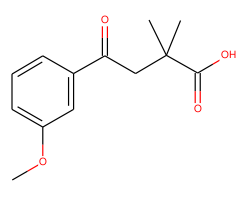 2,2-Dimethyl-4-(3-methoxyphenyl)-4-oxobutyric acid