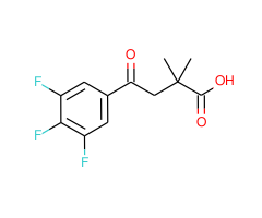 2,2-dimethyl-4-oxo-4-(3,4,5-trifluorophenyl)butryic acid