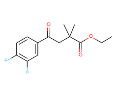 ethyl 4-(3,4-difluorophenyl)-2,2-dimethyl-4-oxobutyrate