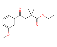 ethyl 2,2-dimethyl-4-(3-methoxyphenyl)-4-oxobutyrate