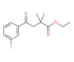 ethyl 2,2-dimethyl-4-(3-fluorophenyl)-4-oxobutyrate