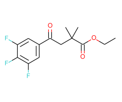 ethyl 2,2-dimethyl-4-oxo-4-(3,4,5-trifluorophenyl)butyrate