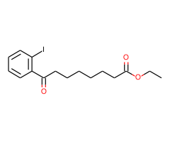 ethyl 8-(2-iodophenyl)-8-oxooctanoate