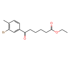 ethyl 6-(3-bromo-4-methylphenyl)-6-oxohexanoate