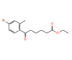 ethyl 6-(4-bromo-2-methylphenyl)-6-oxohexanoate