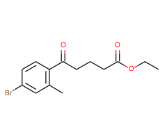 ethyl 5-(4-bromo-2-methylphenyl)-5-oxovalerate