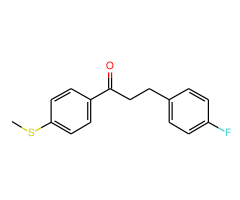 3-(4-fluorophenyl)-4'-thiomethylpropiophenone