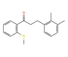 3-(2,3-dimethylphenyl)-2'-thiomethylpropiophenone