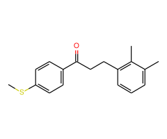 3-(2,3-dimethylphenyl)-4'-thiomethylpropiophenone