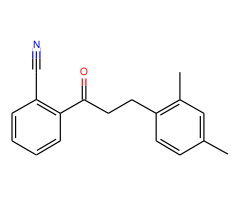 2'-cyano-3-(2,4-dimethylphenyl)propiophenone