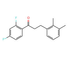 2',4'-difluoro-3-(2,3-dimethylphenyl)propiophenone