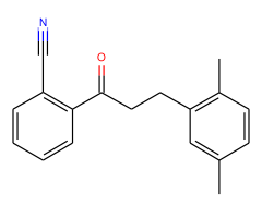 2'-cyano-3-(2,5-dimethylphenyl)propiophenone