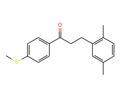 3-(2,5-dimethylphenyl)-4'-thiomethylpropiophenone