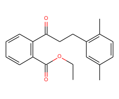 2'-carboethoxy-3-(2,5-dimethylphenyl)propiophenone