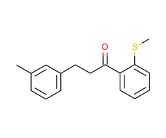 3-(3-methylphenyl)-2'-thiomethylpropiophenone