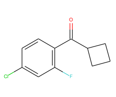 4-chloro-2-fluorophenyl cyclobutyl ketone