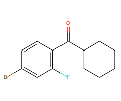 4-bromo-2-fluorophenyl cyclohexyl ketone